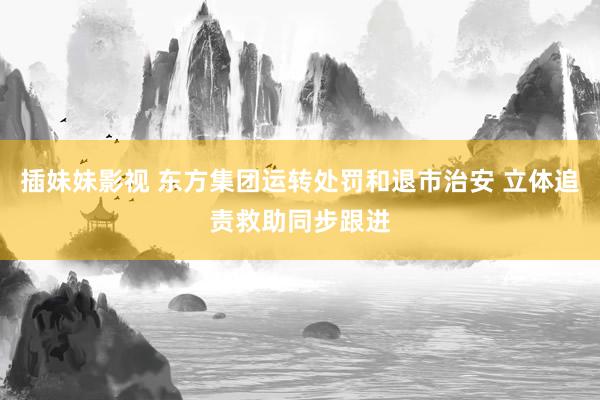 插妹妹影视 东方集团运转处罚和退市治安 立体追责救助同步跟进